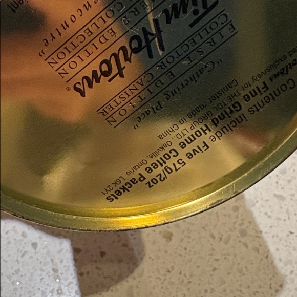 Tim Hortons Collector Series #001 Gathering Place Coffee Tin Canister - Picture 6 of 6